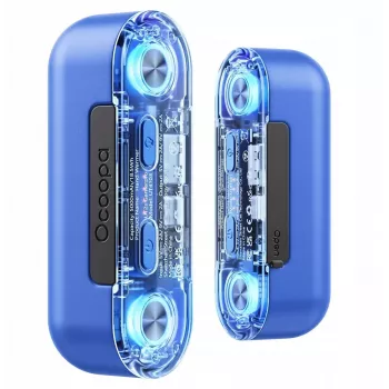 Tragbare elektrische Heizung Ocoopa UT4103 Blau — 1500W kompakter Heizlüfter, 4 Heizstufen, Aluminium