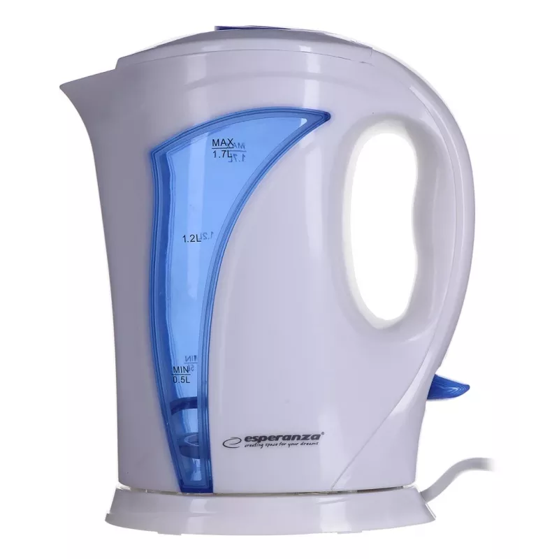 Esperanza EKK018B vedenkeitin 1,7 L, valkoinen/sininen
