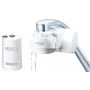Vesihanasuodatin BRITA ON TAP V CU CE2 (1052067) — 4-vaiheinen, 600 L kapasiteetti, 3 tilaa, 5 sovitinta, valkoinen