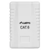 LANBERG kojerasia RJ-45 OU6-0001-W, Cat6, valkoinen