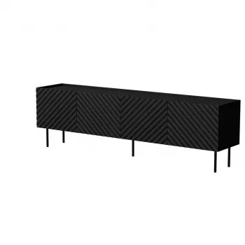 Cama LUCCA 4D TV-taso 200x40x59 musta