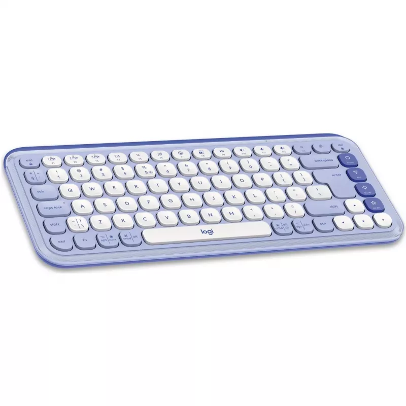 Logitech näppäimistö Logitech POP ICON KEYS OFF White Lilac US