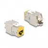 DeLOCK Keystone-moduuli 88111 litteä keltainen RJ-45 10 kpl