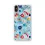 iKins puhelinkotelo iPhone XS / iPhone X S – white poppin rock suojaava takakansi