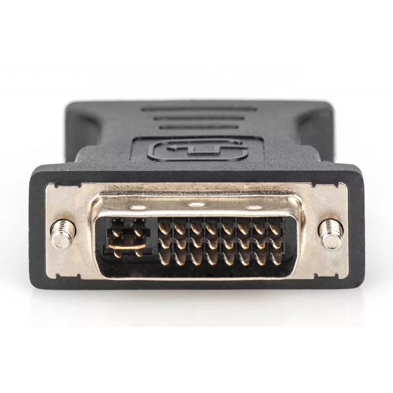 Assmann DVI-adapteri. DVI(24+5) - HD15 M/F. DVI-I Dual-Link. musta (AK-320504-000-S)
