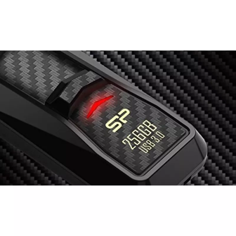 Silicon Power Blaze B50 SP064GBUF3B50V1K 64 GB USB-muistitikku, USB 3.2 Gen 1 (USB 3.0), musta