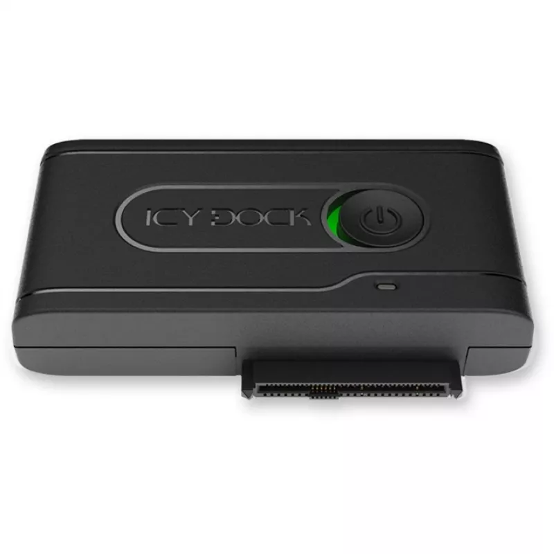 Sovitin IcyDock 2,5 tuuman U.2 NVMe SSD USB 3.2 Gen2 -sovittimeen