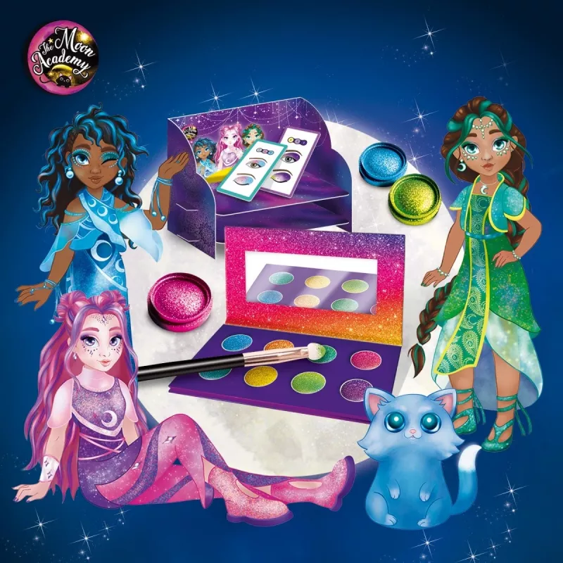 Lisciani Moon Academy Moon Eyeshadows roolileikki-meikkisetti