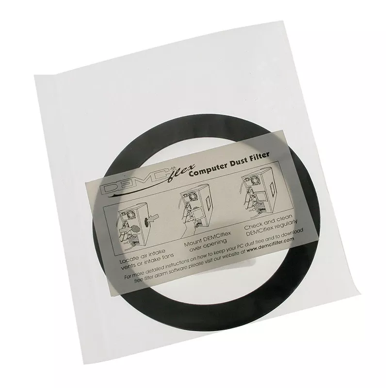 Pölysuodatin DEMCiflex 92 mm pyöreä DF0489 – 92 mm pyöreä tuuletinsuodatin
