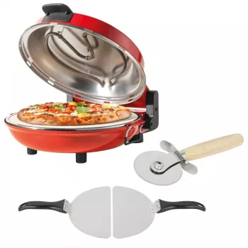 Pizzauuni Petra PT5666VDE Bella Pizza 1200 W tarttumaton pinta, pöytäpizzauuni