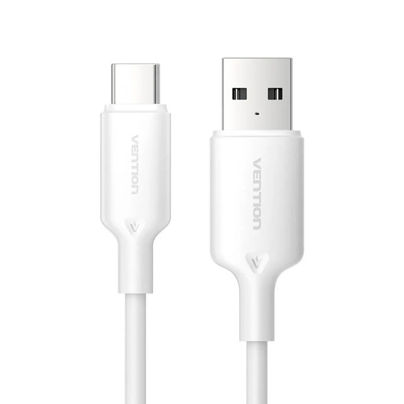 Kaapeli USB-C - USB 2.0/1M valkoinen Ctqwf Vention