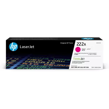 HP 222A - magenta - alkuperäinen - LaserJet - värikasetti (W2223A) - Color LaserJet Pro MFP 3302fdn, MFP 3303fdw