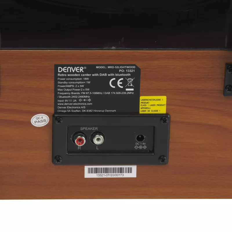 Levysoitin Denver MRD-52LIGHTWOOD