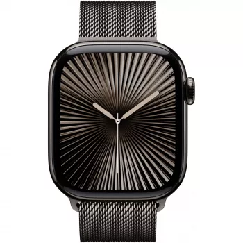 APPLE Watch Series 10 GPS + Cellular 42 mm titaanikotelo liuskeenharmaa Milanese Loop -rannekkeella liuskeenharmaa