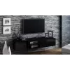Cama TV-kaappi SIGMA1 180 musta/musta kiiltävä