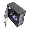 Tietokonekotelo Darkflash DK431 Mesh, ATX, musta