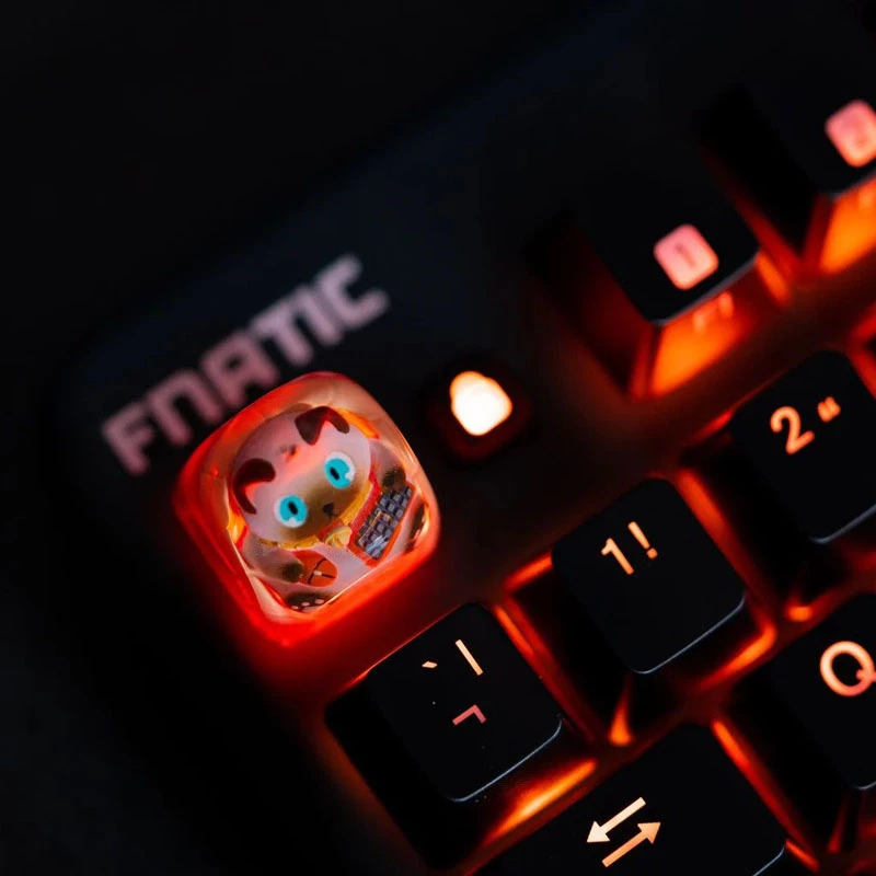 Fnatic Artisan Keycap Loeya näppäinhattu, oranssi
