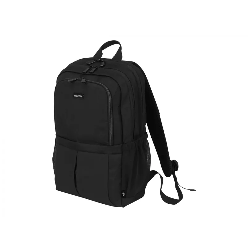 Reppu DICOTA D31696 musta polyeteenitereftalaatti (PET)