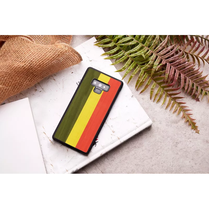 Man and wood -älypuhelinkotelo Samsung Galaxy Note 9:lle — Reggae musta suojakotelo