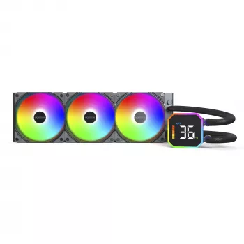 CPU-jäähdytin MULTI-SOCKEL musta/HYPERFLOW DIGITAL 360 MONTECH