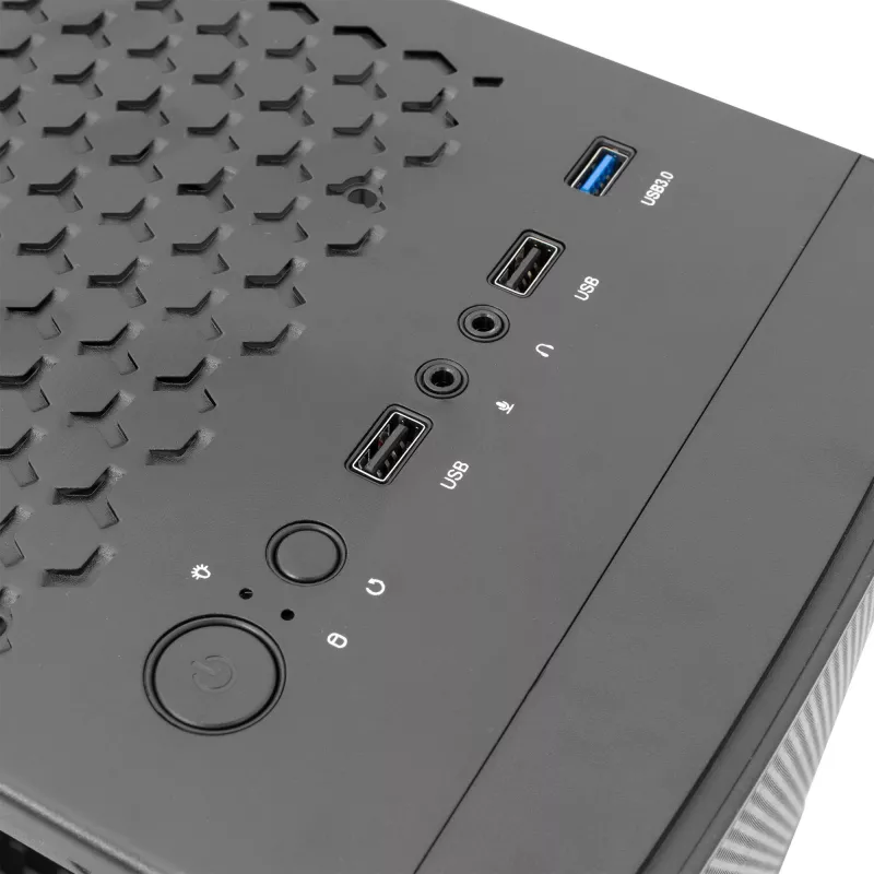 Tietokonekotelo Panzer-2 White Shark GCC-2402 ATX musta