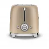 Leivänpaahdin Smeg 50's Style TSF01CHMEU 2 viipaletta kulta 950W