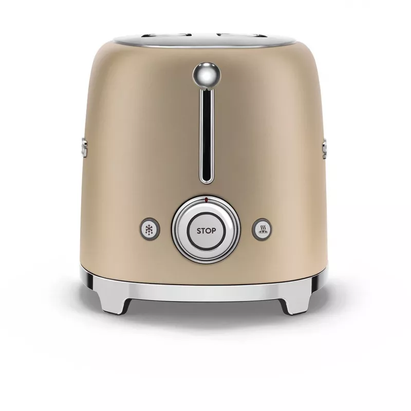 Leivänpaahdin Smeg 50's Style TSF01CHMEU 2 viipaletta kulta 950W
