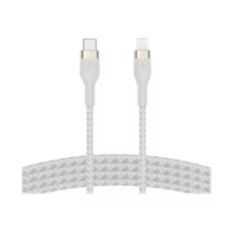 Belkin BOOST CHARGE - Lightning-kaapeli - 24-pin USB-C uros - Lightning uros - 1 m - valkoinen - Apple iPad/iPhone/iPod (Lightning)