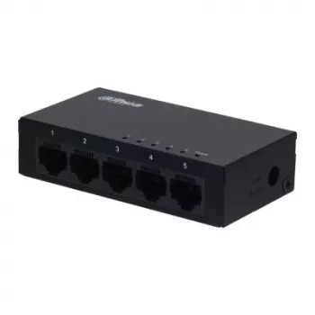 Dahua Technology SG1005-EUR verkkokytkin hallitsematon L2 Gigabit Ethernet (10/100/1000) musta