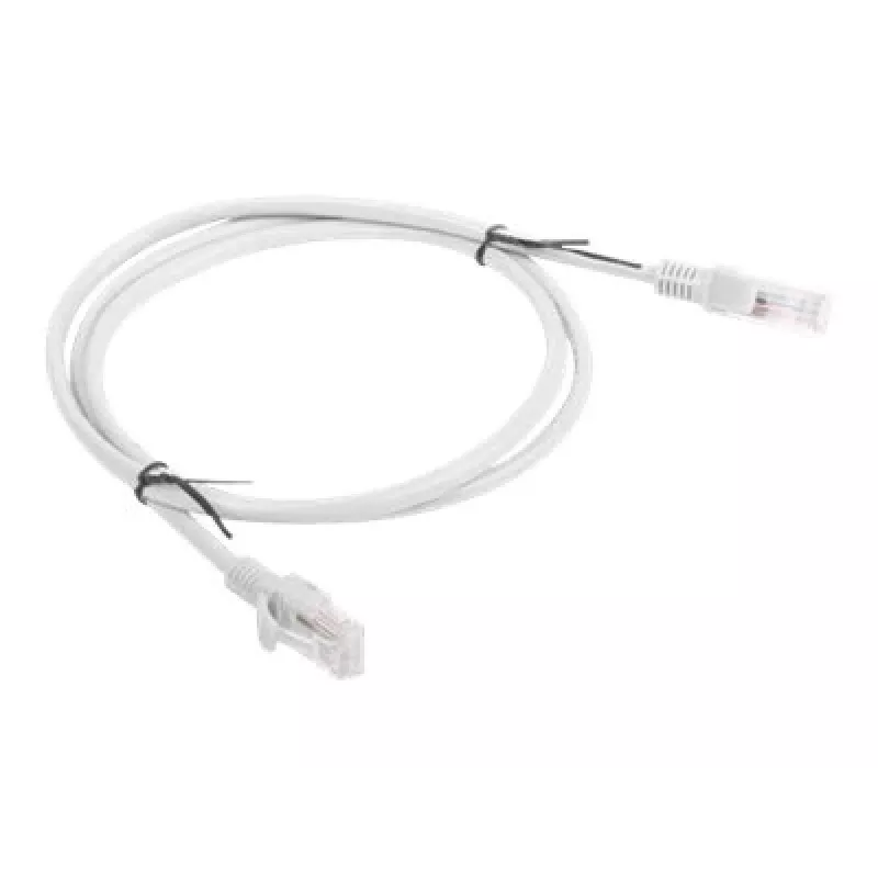 Verkkokaapeli LANBERG PCU5-10CC-0100-S RJ-45 Cat5e U/UTP, 1 m, harmaa