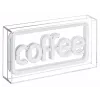 Neon LED-valokyltti ActiveJet AJE-NEON COFFEE, monivärinen, USB 5V, pinta-asennus, AS-muovikehys