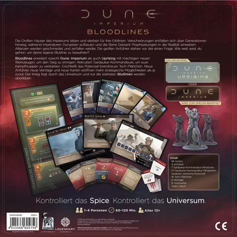 Dune: Imperium - Bloodlines, lautapelin lisäosa