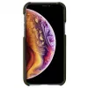 Suojakotelo Krusell Birka Apple iPhone 11 Pro, tummanruskea nahkajäljitelmäkotelo