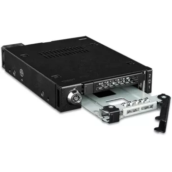 Asemapaikan sovitinrunko icy dock MB092VK-B 2 x 6,3 cm U.2 / U.3 NVMe SSD-asemille 3,5 tuuman asemapaikkaan (musta)