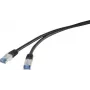 Renkforce RF-4673690 verkkokaapeli musta 5 m Cat6a S/FTP (S-STP)