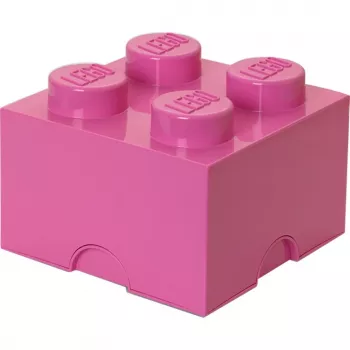 Säilytyspala 4 LEGO 40031739 pinkki – pinottava muovinen säilytyspala pienille osille