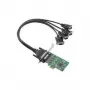 Moxa CP-104EL matalaprofiilinen PCIe-sarja-adapteri – 4 x RS-232