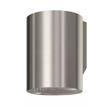 Liesituuletin MAAN Elba Mini WPB 431 satiini, ruostumaton teräskotelo, 400 mm korkeus, Ø310 mm, 120–300 m³/h, elektroninen ohjaus