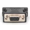 Assmann DVI-adapteri. DVI(24+5) - HD15 M/F. DVI-I Dual-Link. musta (AK-320504-000-S)