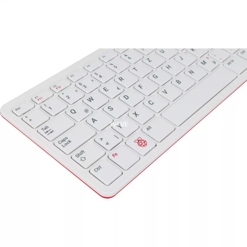 Johdollinen USB-näppäimistö Raspberry PI -näppäimistö DE RB-TASTA01W — USB-liitäntä, saksalainen asettelu