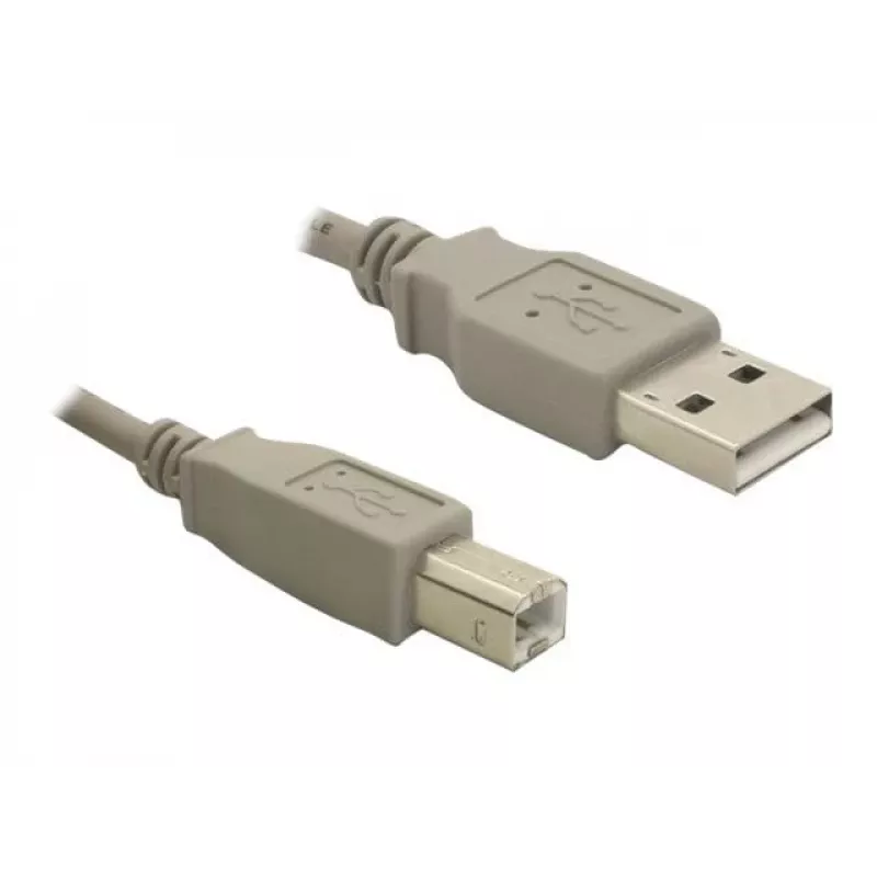 USB-kaapeli DeLOCK 82215 1,8 m USB A USB B harmaa