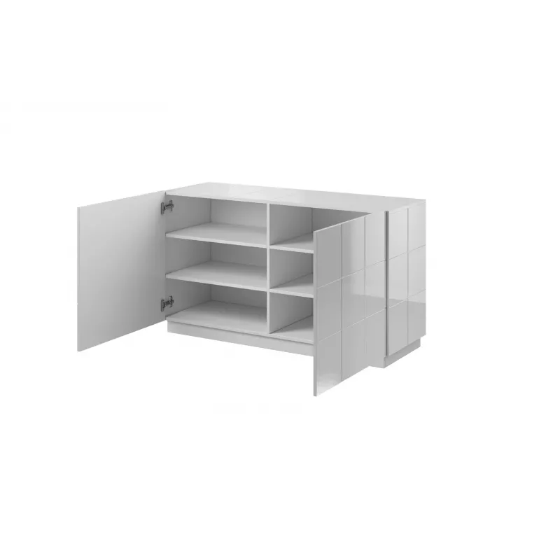 Cama Sideboard 2D REJA valkoinen kiiltävä/valkoinen kiiltävä