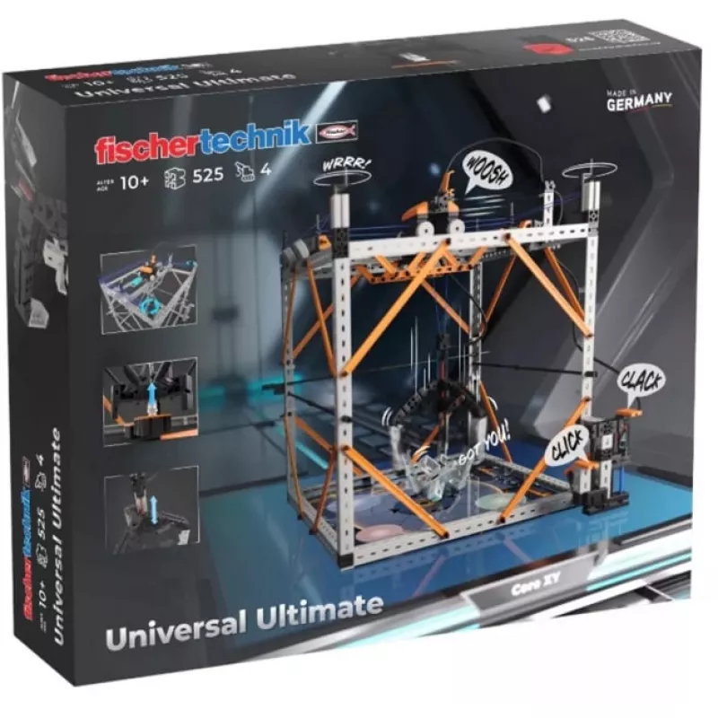 Oppimisrakennussarja Fischertechnik Universal Ultimate 576102 — modulaariset osat oppimiseen ja prototypointiin