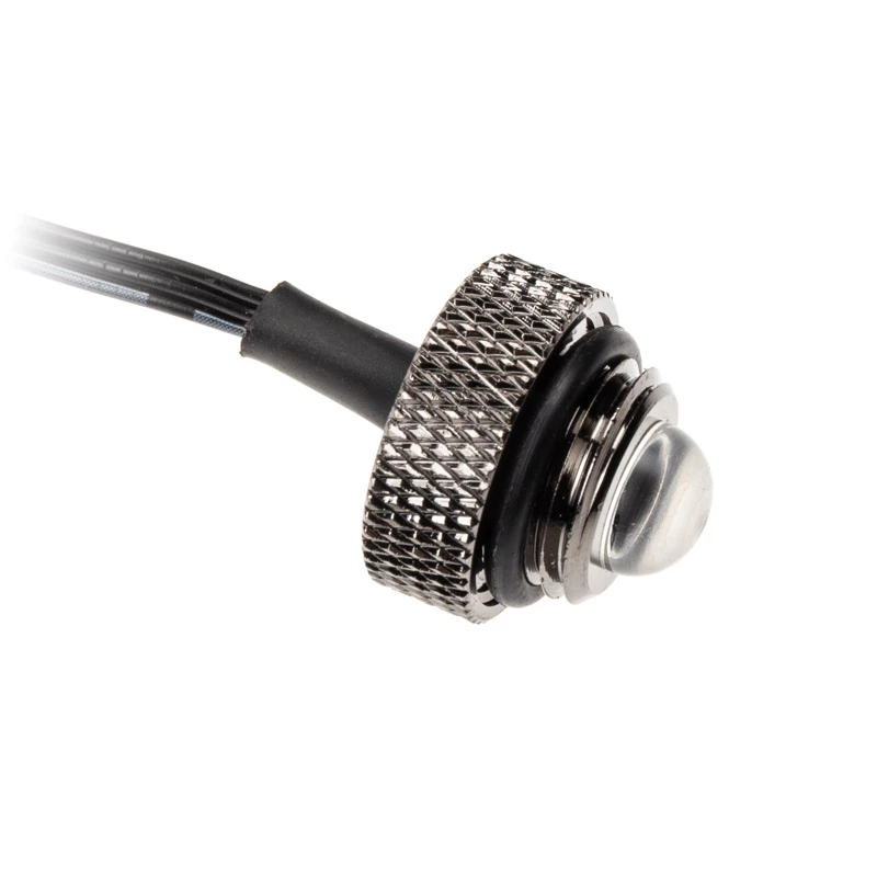XSPC ARGB LED-tulppa G1/4 5V 3-pin, musta/kromi