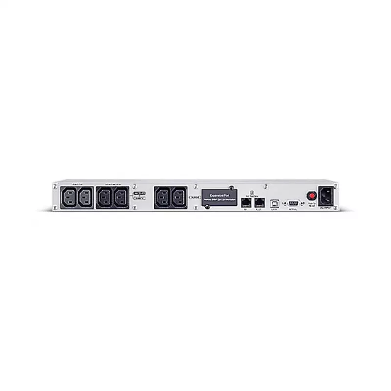CyberPower CP700EIPFCRM1U keskeytymätön virransyöttö (UPS) Line-Interactive 0,7 kVA 420 W 6 AC-lähtöä