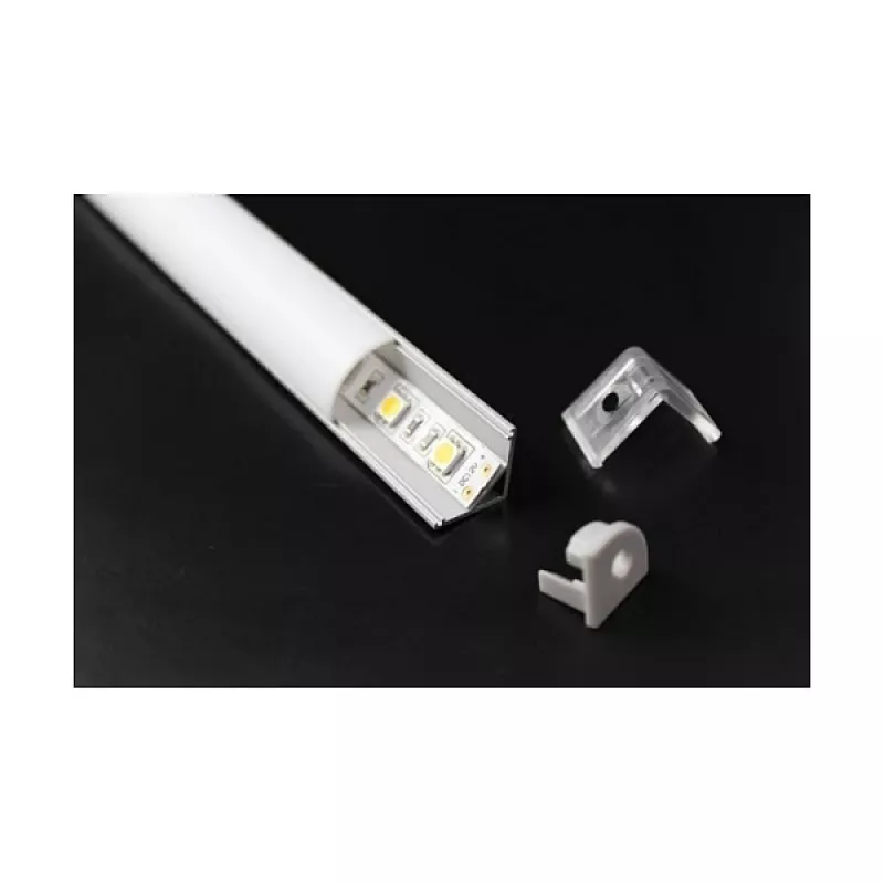 Synergy 21 S21-LED-PR20197 - modulaarinen profiili - valkoinen - alumiini - 2 m (S21-LED-PR20197)