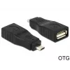 Kaapeliadapteri Micro USB2.0-B - USB2.0-A DeLOCK 65549