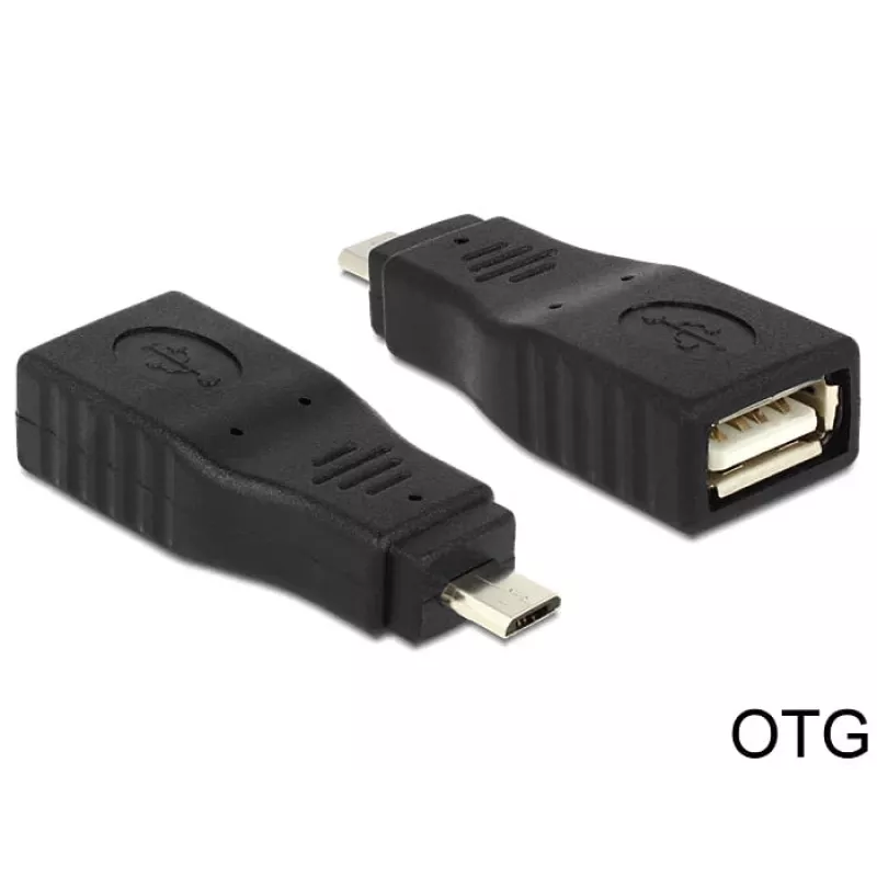 Kaapeliadapteri Micro USB2.0-B - USB2.0-A DeLOCK 65549