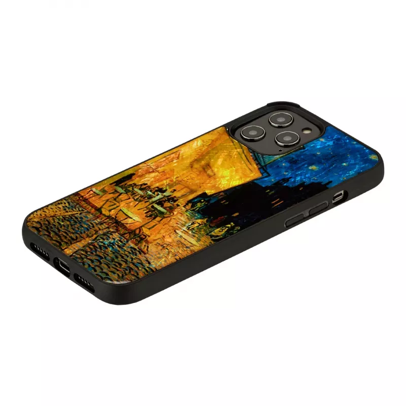 iKins suojakotelo Apple iPhone 12 Pro Max — musta Cafe Terrace