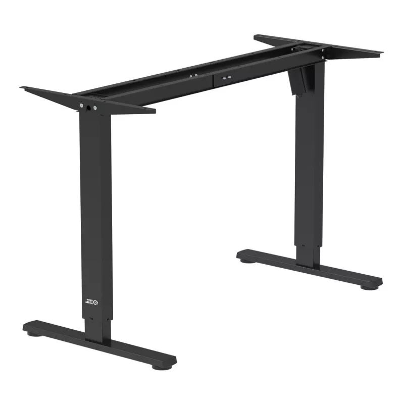 Ergo Office sähköisesti korkeussäädettävä työpöytä, enintään korkeus 1160 mm, enintään - 80 kg, ilman istuma-seisoma-pöytätasoa, musta, ER-400 B